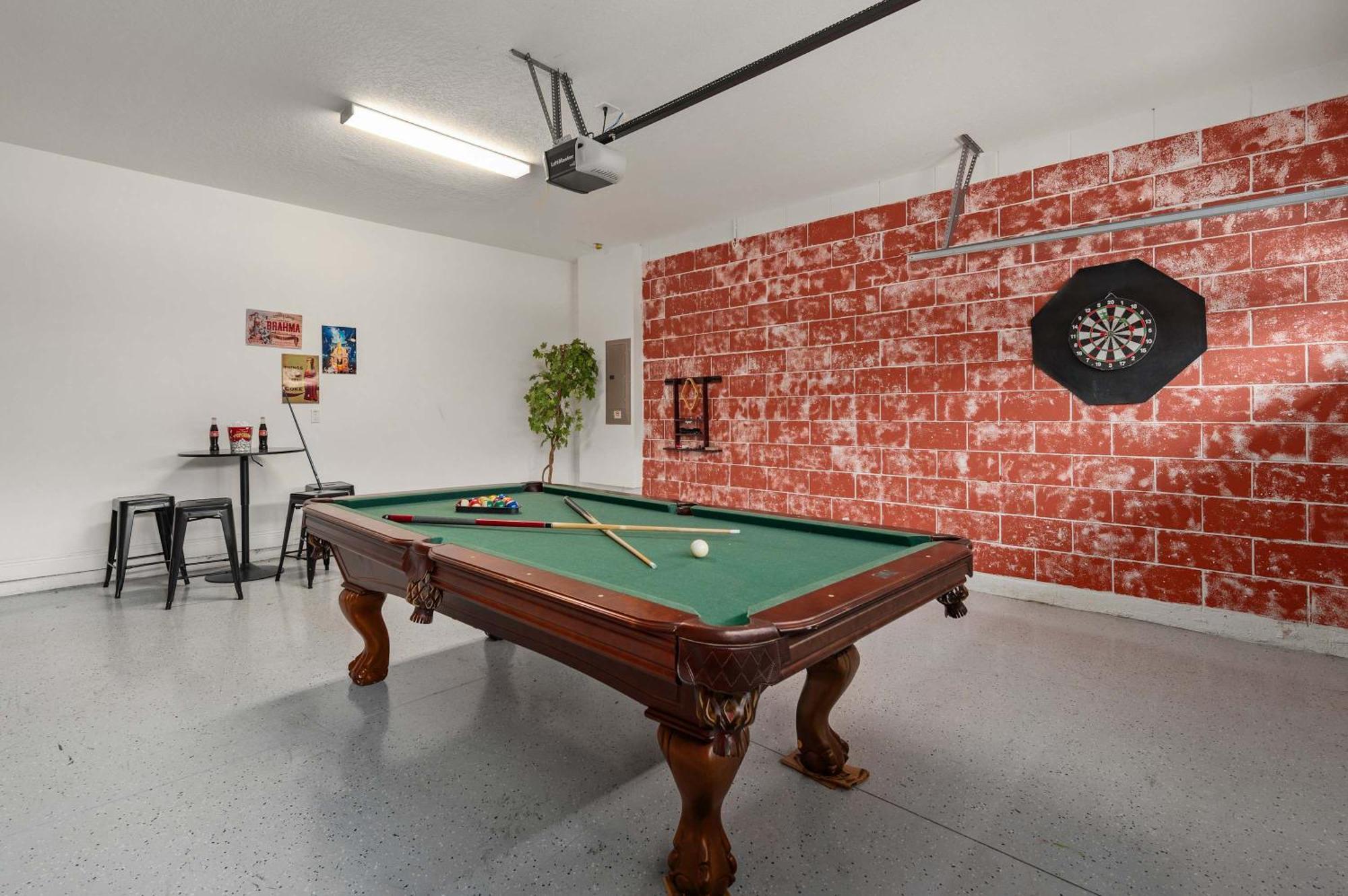 Private Heated Pool Billiard Lounge 6mi To Casa de férias Orlando